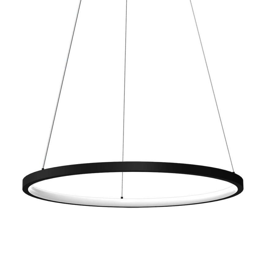 LED Chandelier on a string HOOP LED/27W/230V d. 50 cm 4000K black