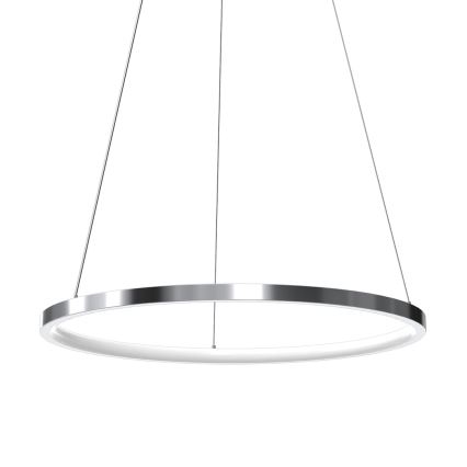 LED Chandelier on a string HOOP LED/27W/230V d. 50 cm 4000K shiny chrome
