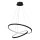 LED Chandelier on a string HOOP LED/51W/230V d. 60 cm 4000K black
