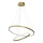 LED Chandelier on a string HOOP LED/51W/230V d. 60 cm 4000K gold