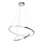 LED Chandelier on a string HOOP LED/51W/230V d. 60 cm 4000K shiny chrome