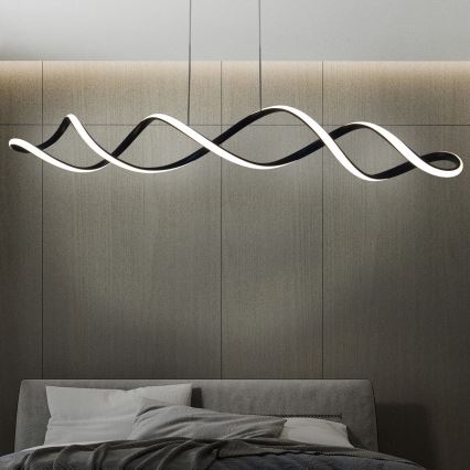 LED Chandelier on a string INFINITO LED/43W/230V black