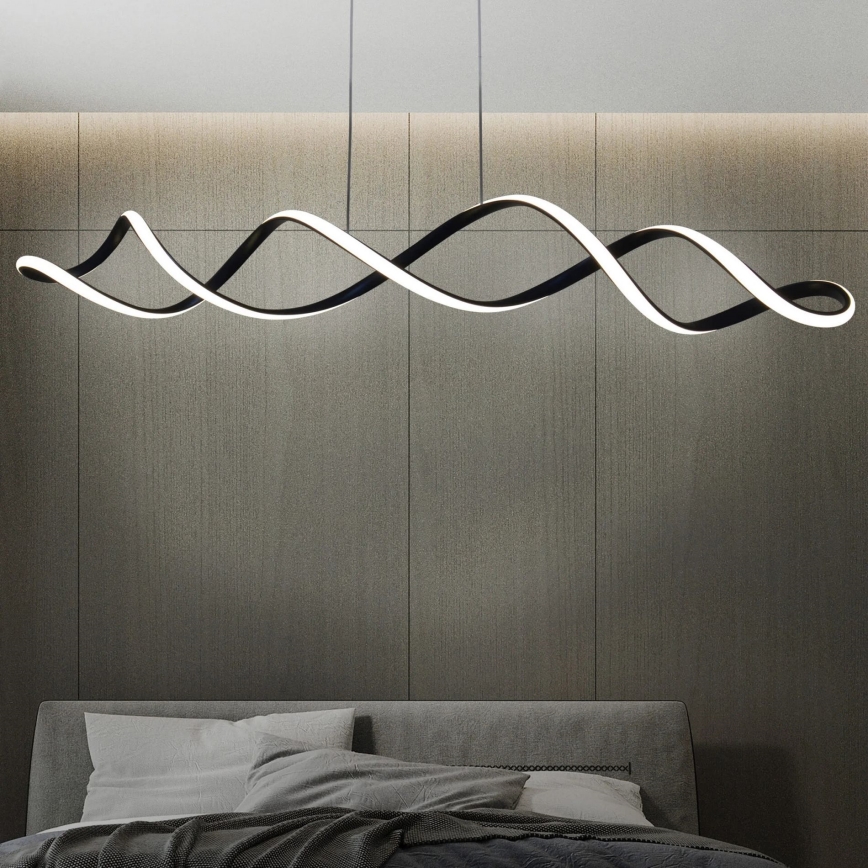 LED Chandelier on a string INFINITO LED/43W/230V black