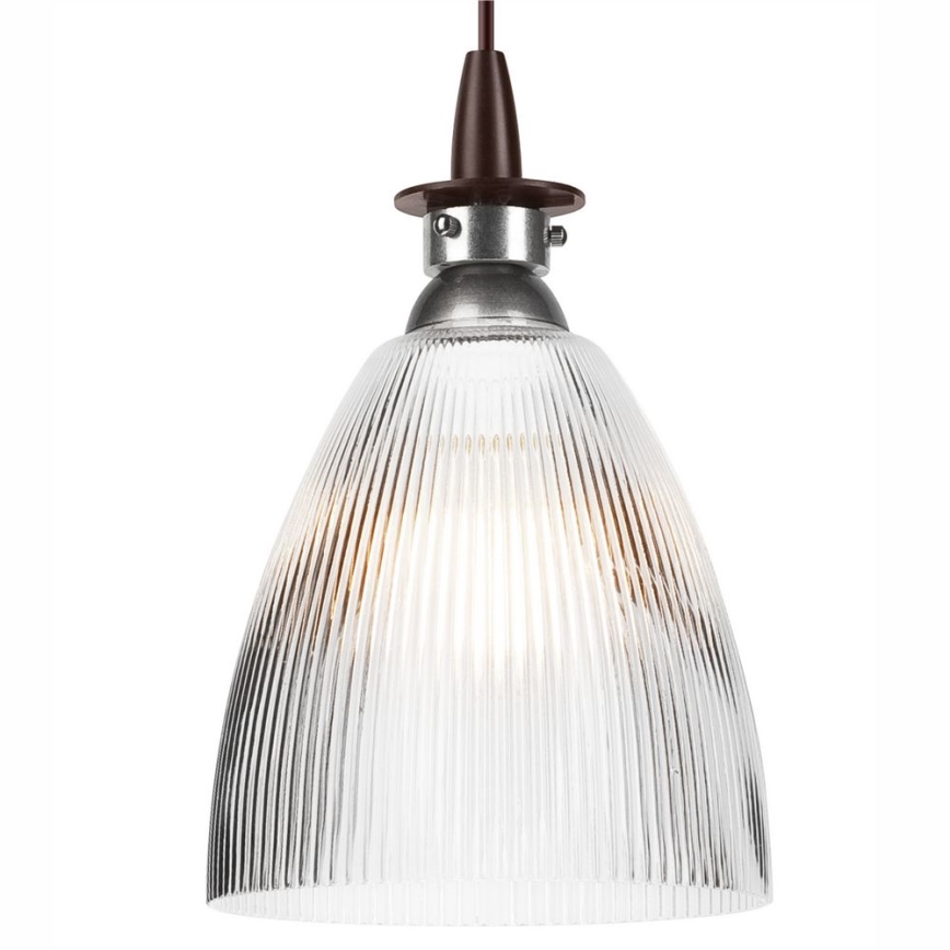 LED Chandelier on a string JODI 1xE27/60W/230V bronze
