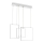 LED Chandelier on a string KEOS LED/36W/230V