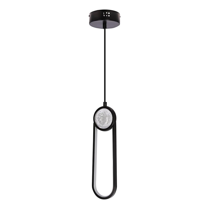 LED Chandelier on a string LACRIMA LED/15W/230V 3000K black