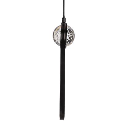 LED Chandelier on a string LACRIMA LED/15W/230V 3000K black