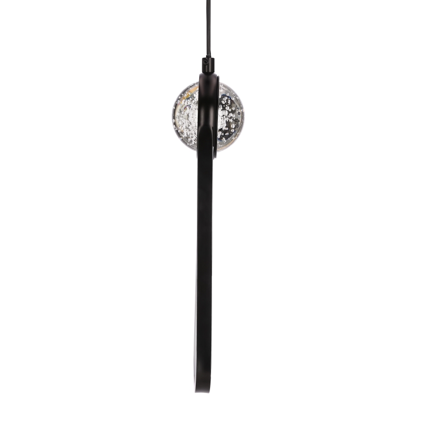 LED Chandelier on a string LACRIMA LED/15W/230V 3000K black