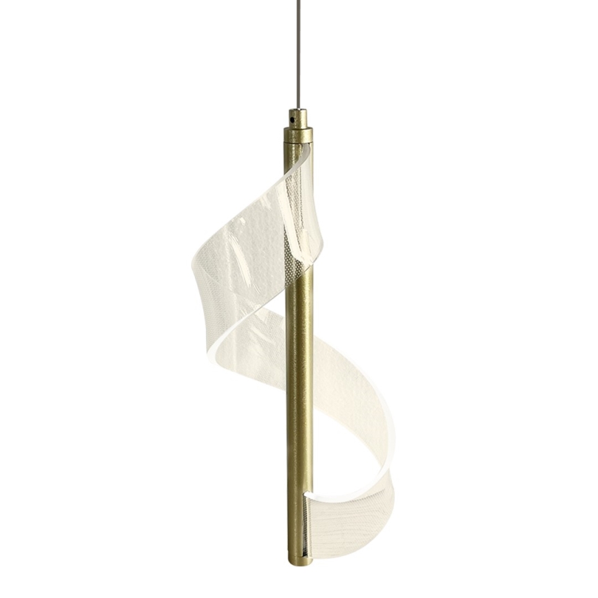 LED Chandelier on a string LARGO LED/10W/230V gold