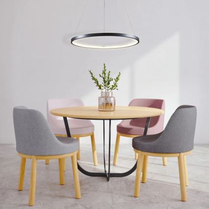 LED Chandelier on a string LEA LED/20W/230V 4000K d. 50 cm black