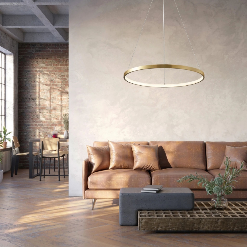 LED Chandelier on a string LEA LED/20W/230V 4000K d. 50 cm gold
