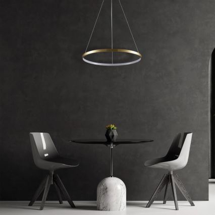 LED Chandelier on a string LEA LED/20W/230V 4000K d. 50 cm gold