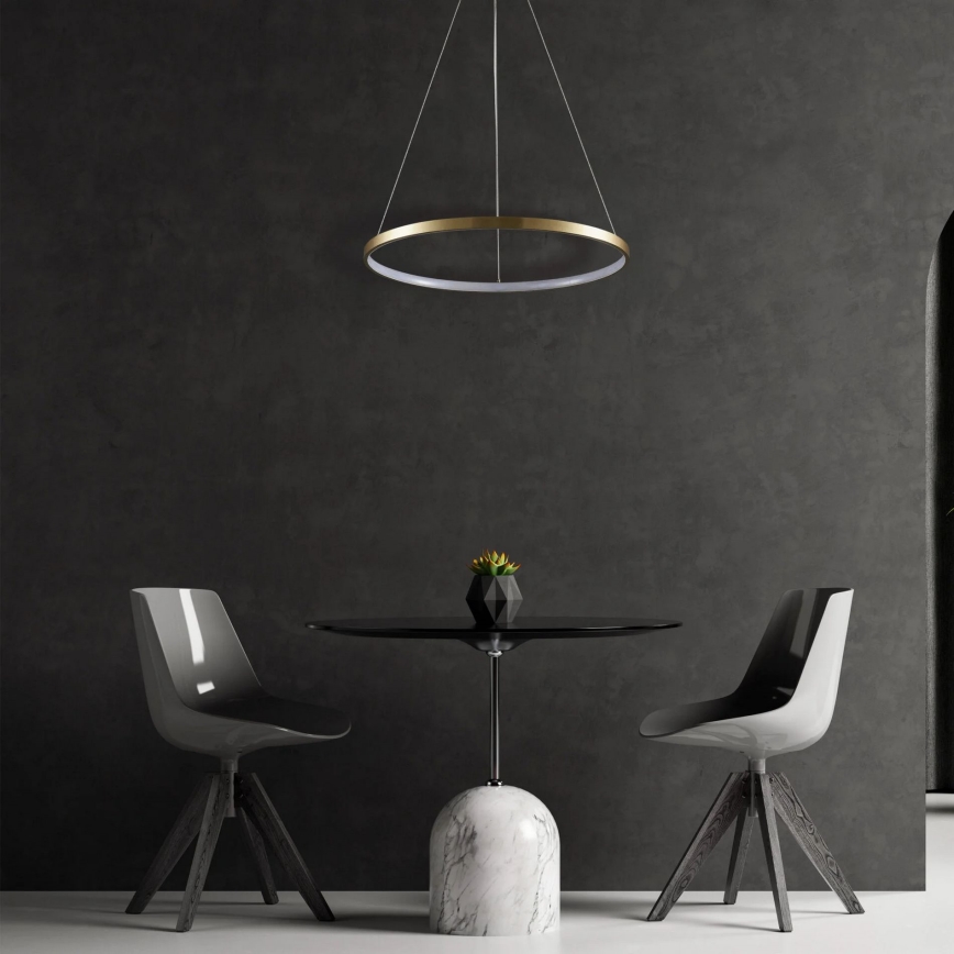 LED Chandelier on a string LEA LED/20W/230V 4000K d. 50 cm gold