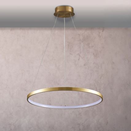 LED Chandelier on a string LEA LED/20W/230V 4000K d. 50 cm gold