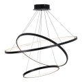 LED Chandelier on a string LEA LED/60W/230V 4000K d. 80 cm black