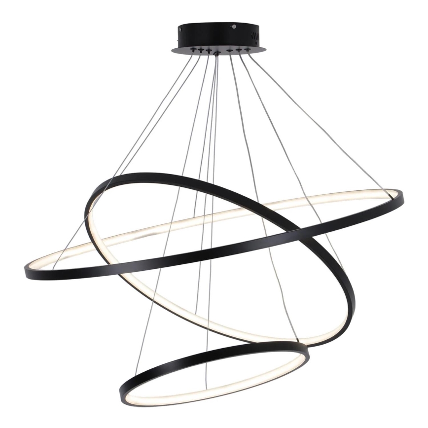 LED Chandelier on a string LEA LED/60W/230V 4000K d. 80 cm black