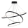 LED Chandelier on a string LEA LED/60W/230V 4000K d. 80 cm black