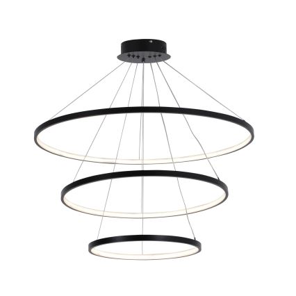 LED Chandelier on a string LEA LED/60W/230V 4000K d. 80 cm black