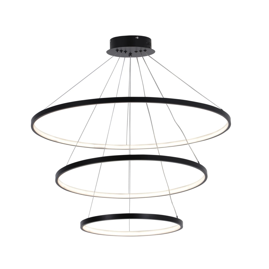 LED Chandelier on a string LEA LED/60W/230V 4000K d. 80 cm black