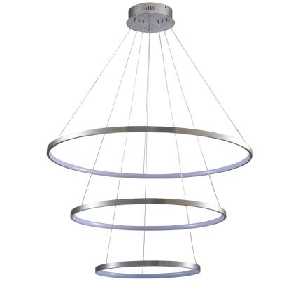 LED Chandelier on a string LEA LED/60W/230V 4000K d. 80 cm matte chrome