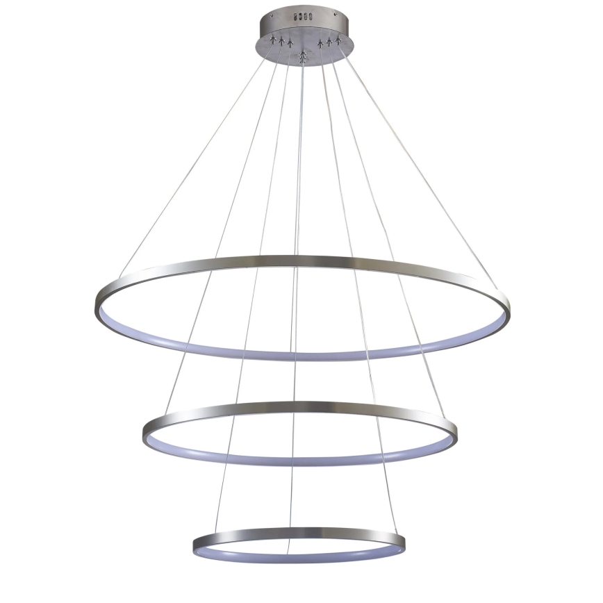LED Chandelier on a string LEA LED/60W/230V 4000K d. 80 cm matte chrome