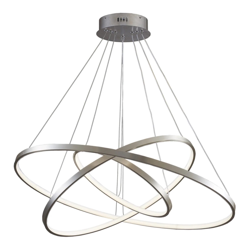 LED Chandelier on a string LEA LED/60W/230V 4000K d. 80 cm matte chrome