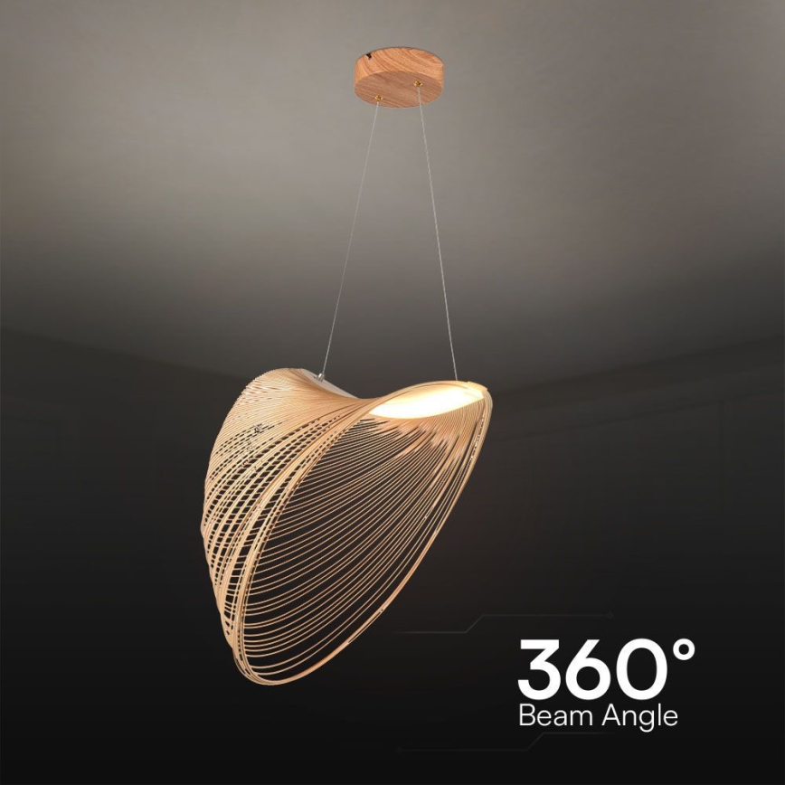 LED Chandelier on a string LED/10W/230V 3000K beige