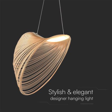 LED Chandelier on a string LED/10W/230V 3000K beige