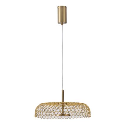 LED Chandelier on a string LED/10W/230V 3000K gold d. 35 cm