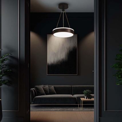 LED Chandelier on a string LED/12W/230V 4000K black