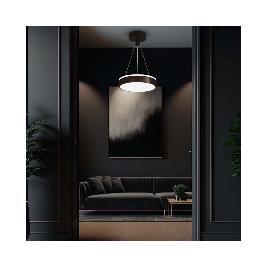 LED Chandelier on a string LED/12W/230V 4000K black