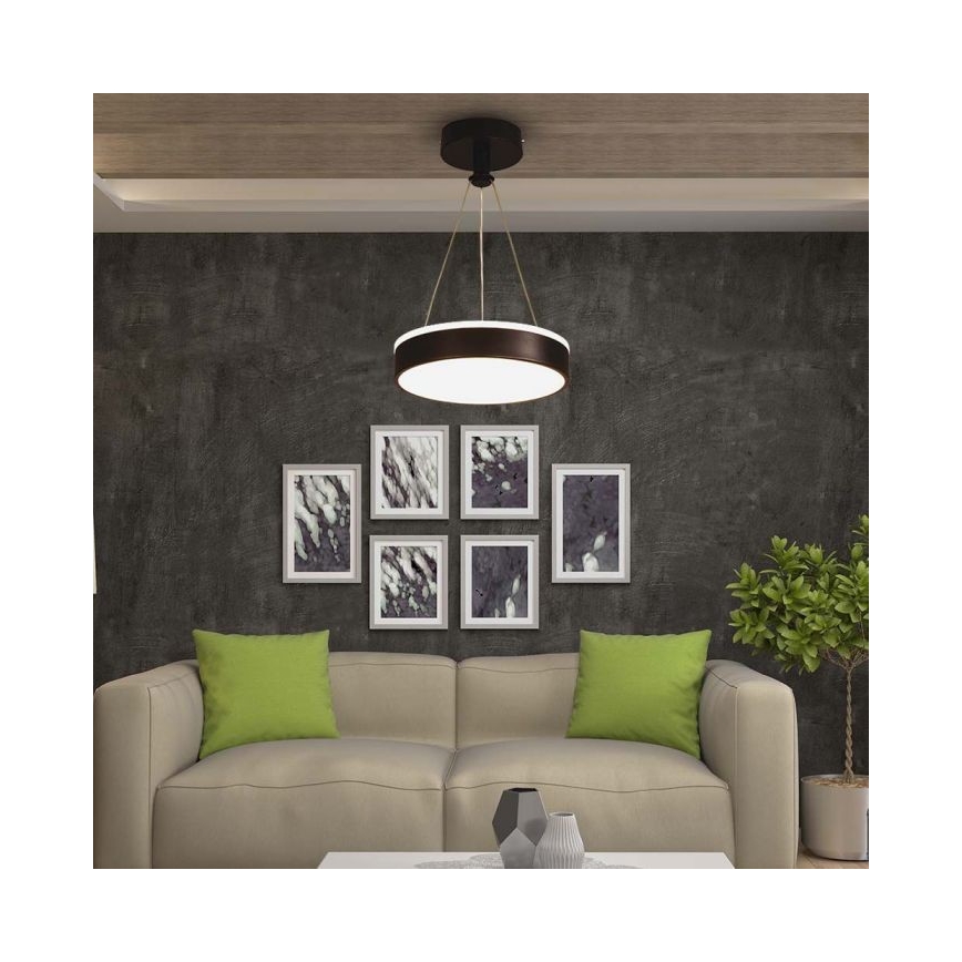 LED Chandelier on a string LED/12W/230V 4000K black