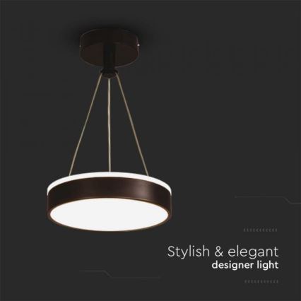 LED Chandelier on a string LED/12W/230V 4000K black