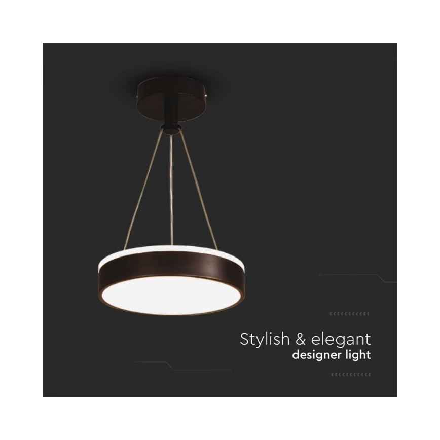LED Chandelier on a string LED/12W/230V 4000K black