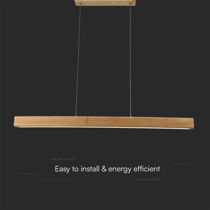 LED Chandelier on a string LED/12W/230V 4000K brown