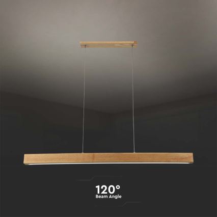 LED Chandelier on a string LED/12W/230V 4000K brown