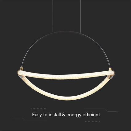 LED Chandelier on a string LED/12W/230V 4000K d. 40 cm