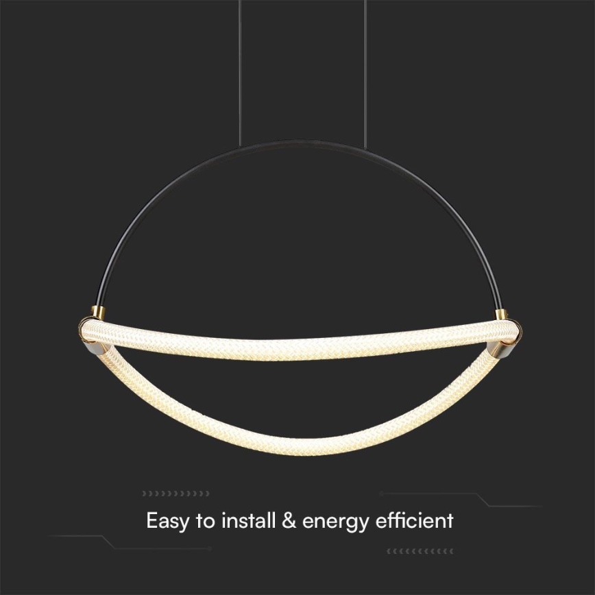 LED Chandelier on a string LED/12W/230V 4000K d. 40 cm