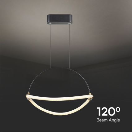 LED Chandelier on a string LED/12W/230V 4000K d. 40 cm