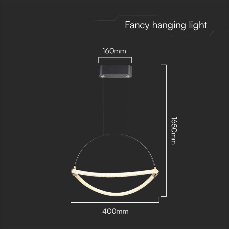 LED Chandelier on a string LED/12W/230V 4000K d. 40 cm
