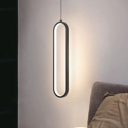 LED Chandelier on a string LED/13W/230V 3000K black