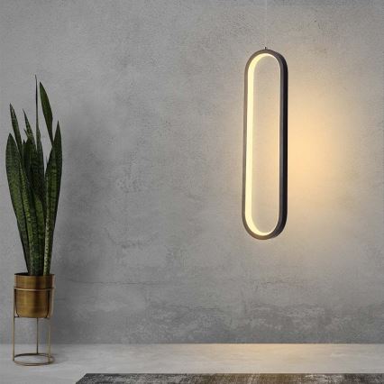 LED Chandelier on a string LED/13W/230V 3000K black