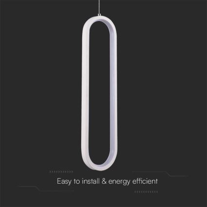 LED Chandelier on a string LED/13W/230V 4000K white