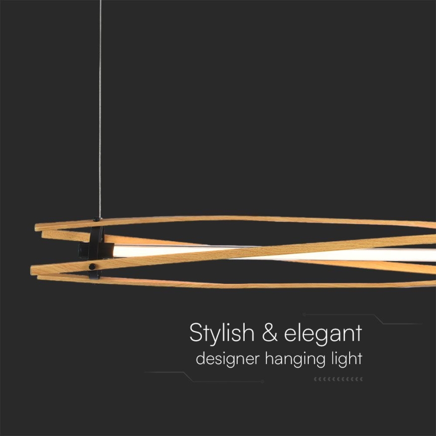 LED Chandelier on a string LED/15W/230V 3000K brown