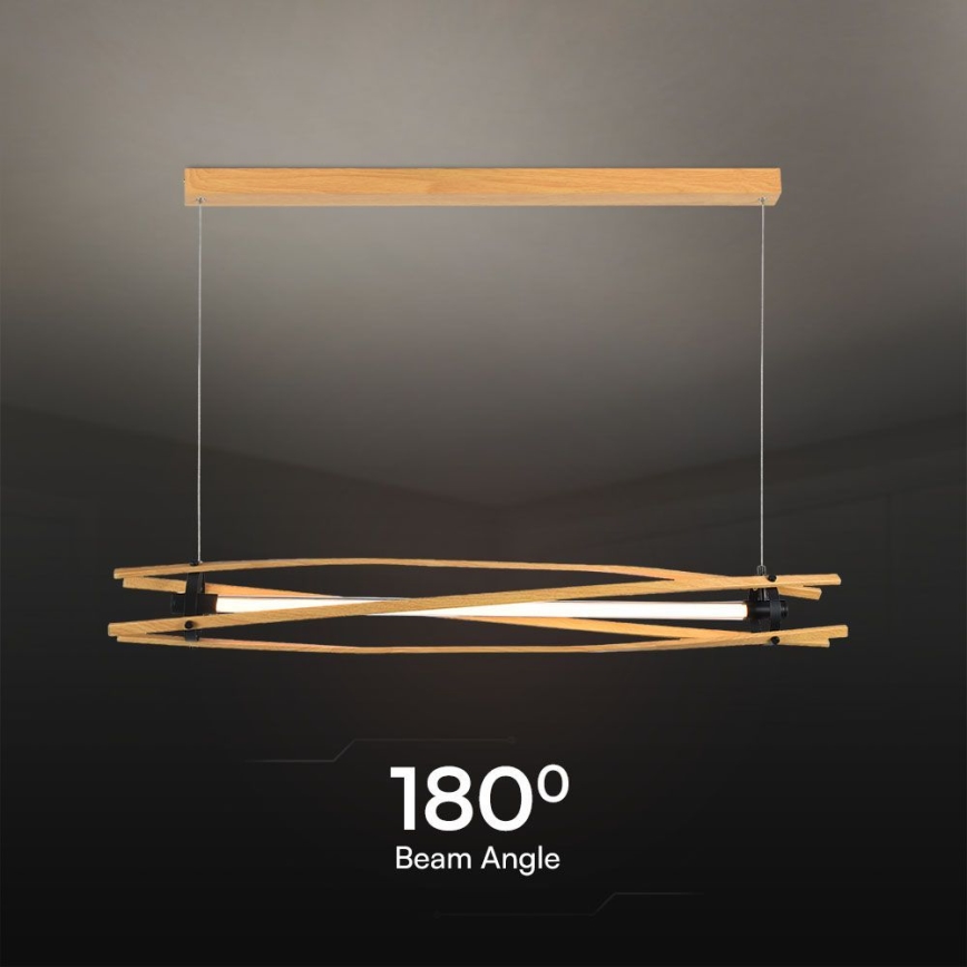 LED Chandelier on a string LED/15W/230V 3000K brown