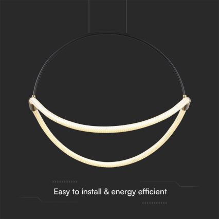 LED Chandelier on a string LED/16W/230V 3000K d. 50 cm