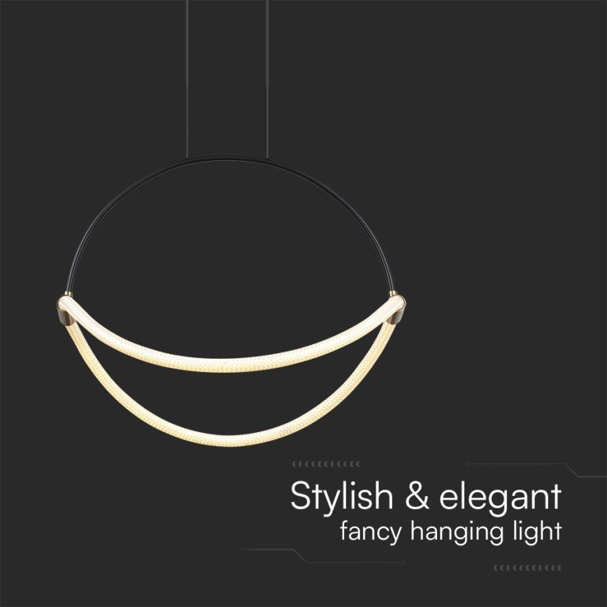 LED Chandelier on a string LED/16W/230V 3000K d. 50 cm