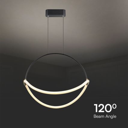 LED Chandelier on a string LED/16W/230V 3000K d. 50 cm