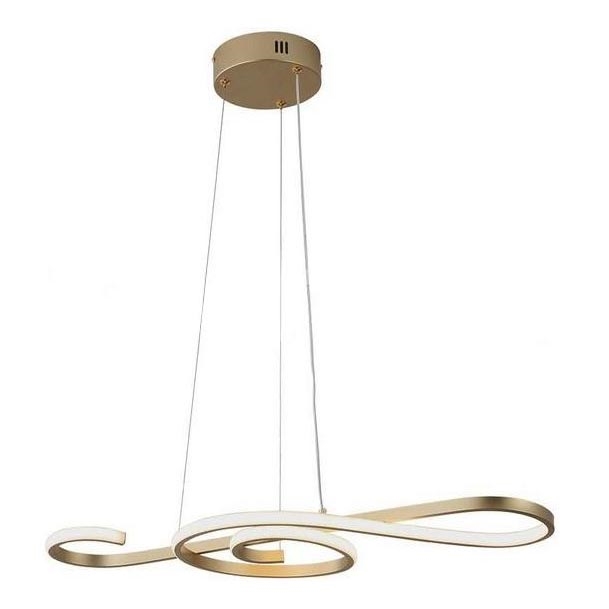 LED Chandelier on a string LED/18W/230V 3000K gold