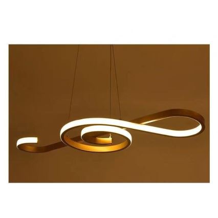 LED Chandelier on a string LED/18W/230V 3000K gold